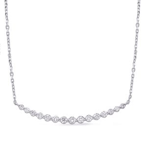 Whiite Gold Diamond Necklace