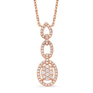 Rose Gold Diamond Necklace