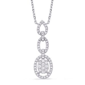 White Gold Diamond Necklace