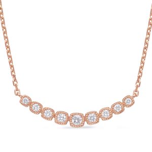 Rose Gold Diamond Necklace