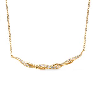 Yellow Gold Diamond Necklace