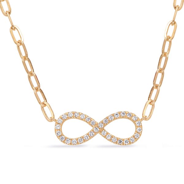 Yellow Gold Diamond Necklace