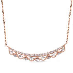 Rose Gold Diamond Necklace