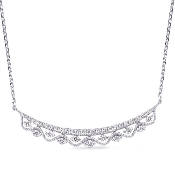 White Gold Diamond Necklace