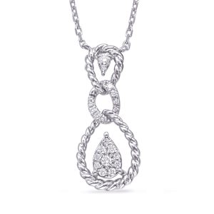 White Gold Diamond Necklace