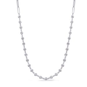 White Gold Diamond Necklace