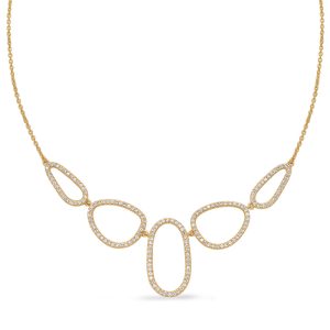 Yellow Gold Diamond Necklace