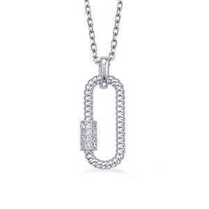 White Gold Diamond Necklace