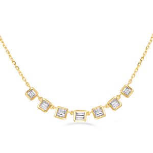 Yellow Gold Diamond Necklace