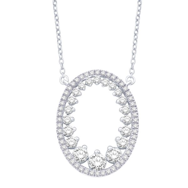 White Gold Diamond Necklace