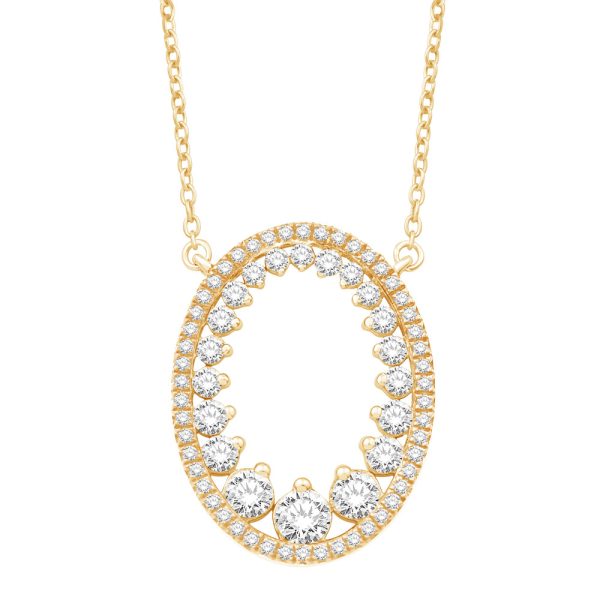 Yellow Gold Diamond Necklace