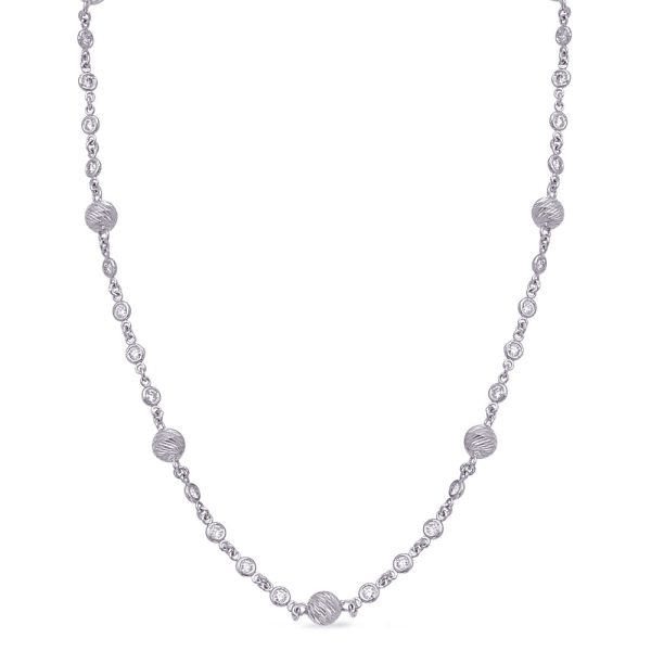 White Gold Diamond Necklace