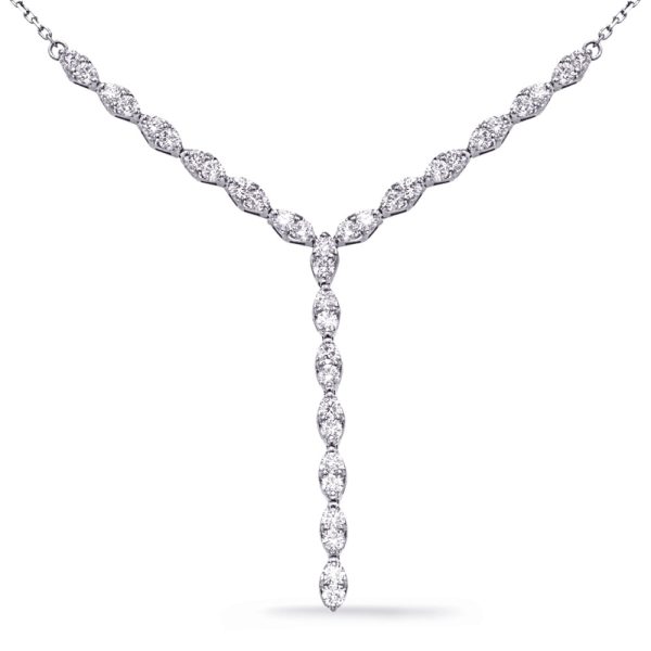 White Gold Diamond Necklace