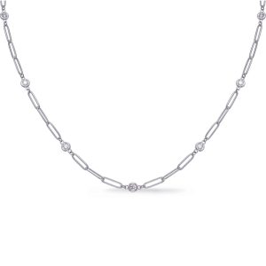 White Gold Diamond Necklace