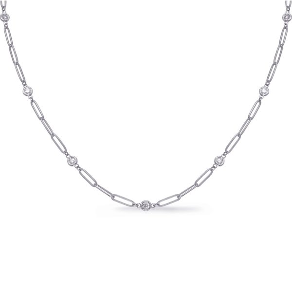 White Gold Diamond Necklace