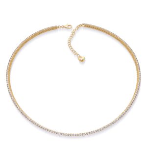 Yellow Gold Diamond Necklace