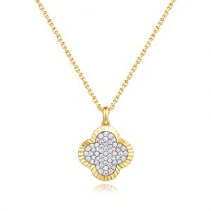 Yellow Gold Diamond Necklace