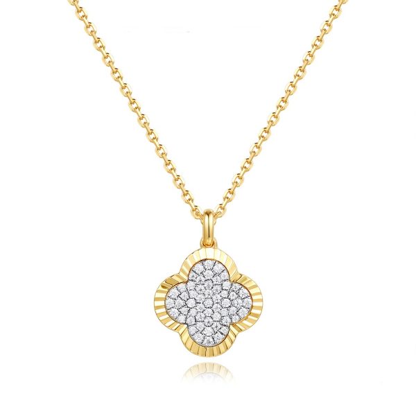 Yellow Gold Diamond Necklace