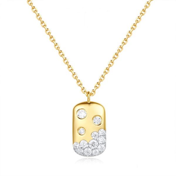 Yellow Gold Diamond Necklace