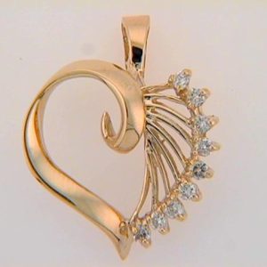 Diamond Heart Pendant