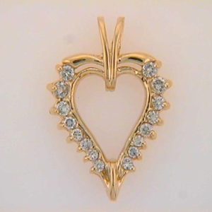 Yellow Gold Heart Pendant