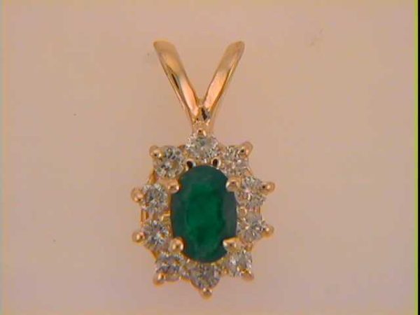 Emerald & Diamond Pendant