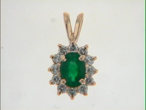 Emerald & Diamond Pendant