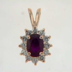 Ruby & Diamond Pendant