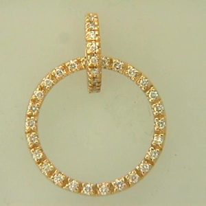 Diamond Circle Pendant