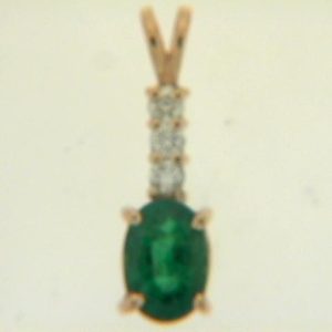 Emerald & Diamond Pendant