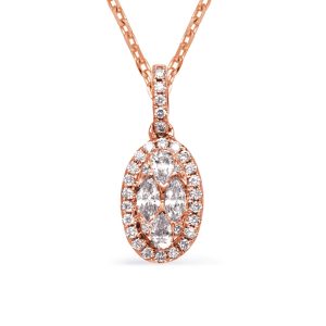 Rose Gold Diamond Pendant