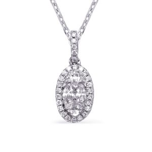 White Gold Diamond Pendant