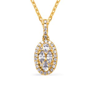 Yellow Gold Diamond Pendant