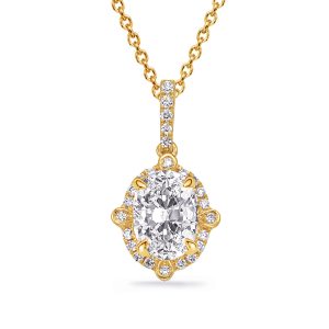 Yellow Gold Diamond Pendant