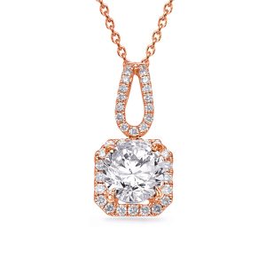 Rose Gold Diamond Pendant