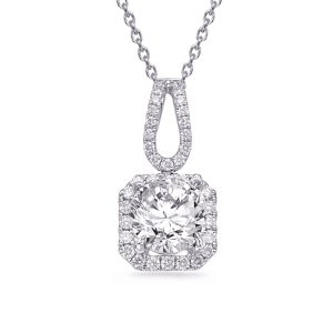 White Gold Diamond Pendant