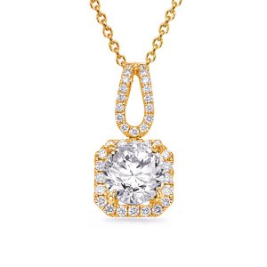 Yellow Gold Diamond Pendant