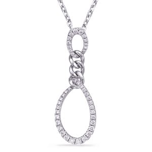 White Gold Diamond Pendant