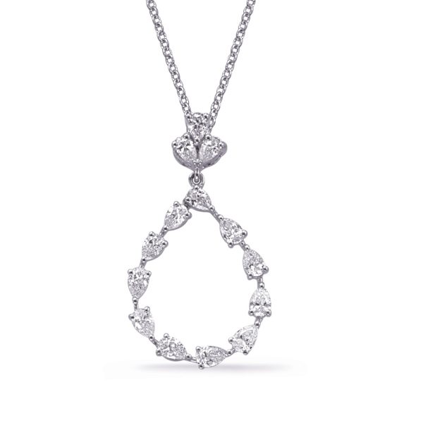 White Gold Diamond Pendant