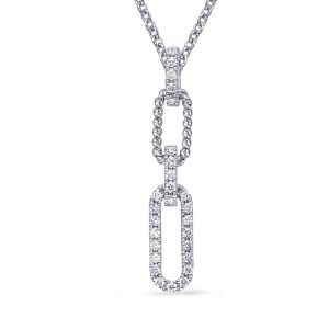 White Gold Diamond Pendant