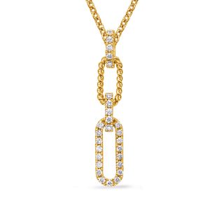 Yellow Gold Diamond Pendant