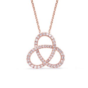 Rose Gold Diamond Pendant