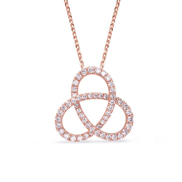 Rose Gold Diamond Pendant