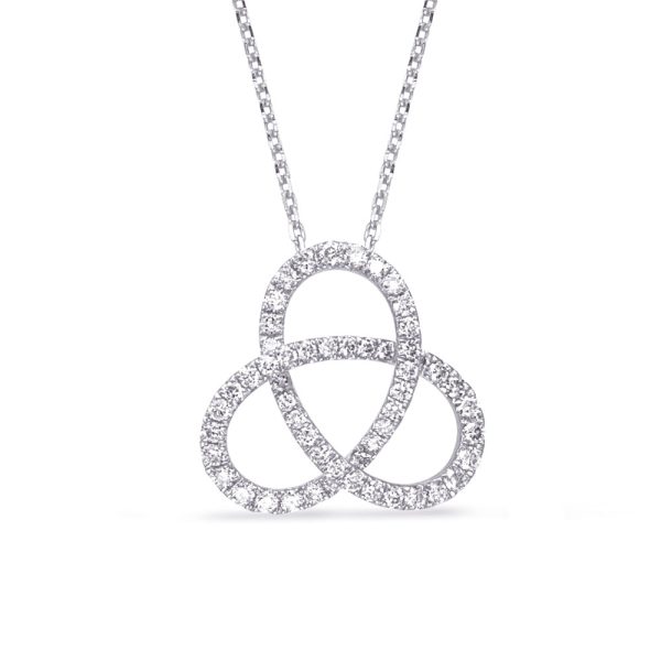 White Gold Diamond Pendant