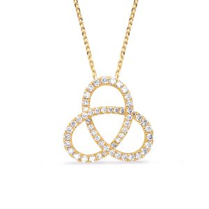 Yellow Gold Diamond Pendant