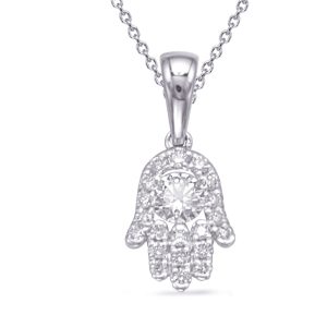 White Gold Diamond Pendant