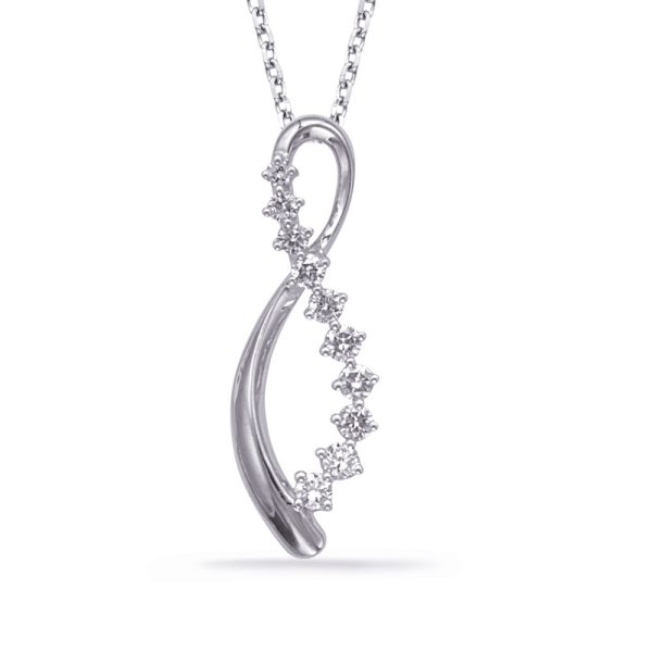 White Gold Diamond Pendant