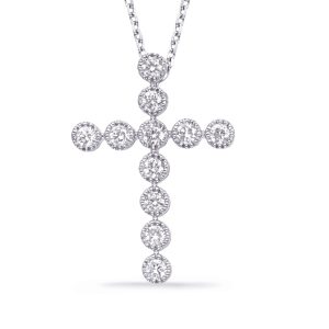 White Gold Diamond Pendant