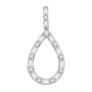 White Gold Diamond Pendant