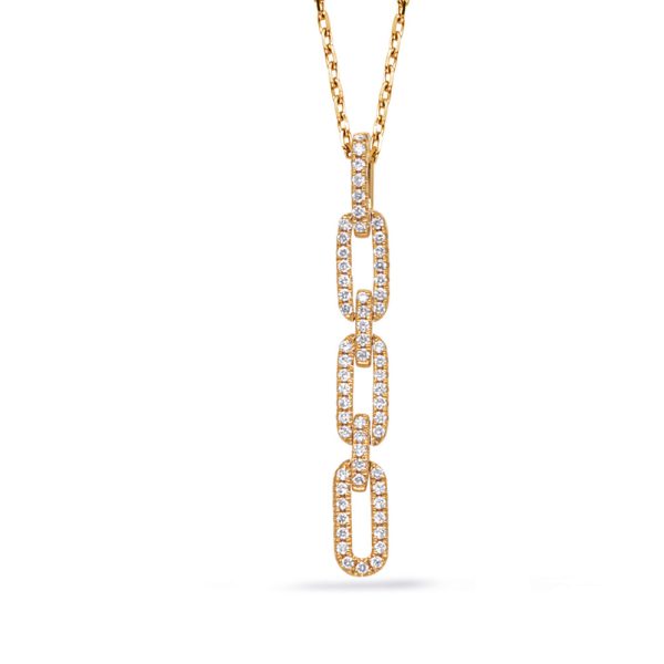 Yellow Gold Diamond Pendant